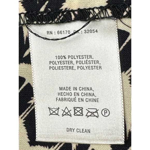 Maeve Anthropologie Top Womens XS Selva Dropwaist Pleated Tunic Geometric Birds - Picture 7 of 8